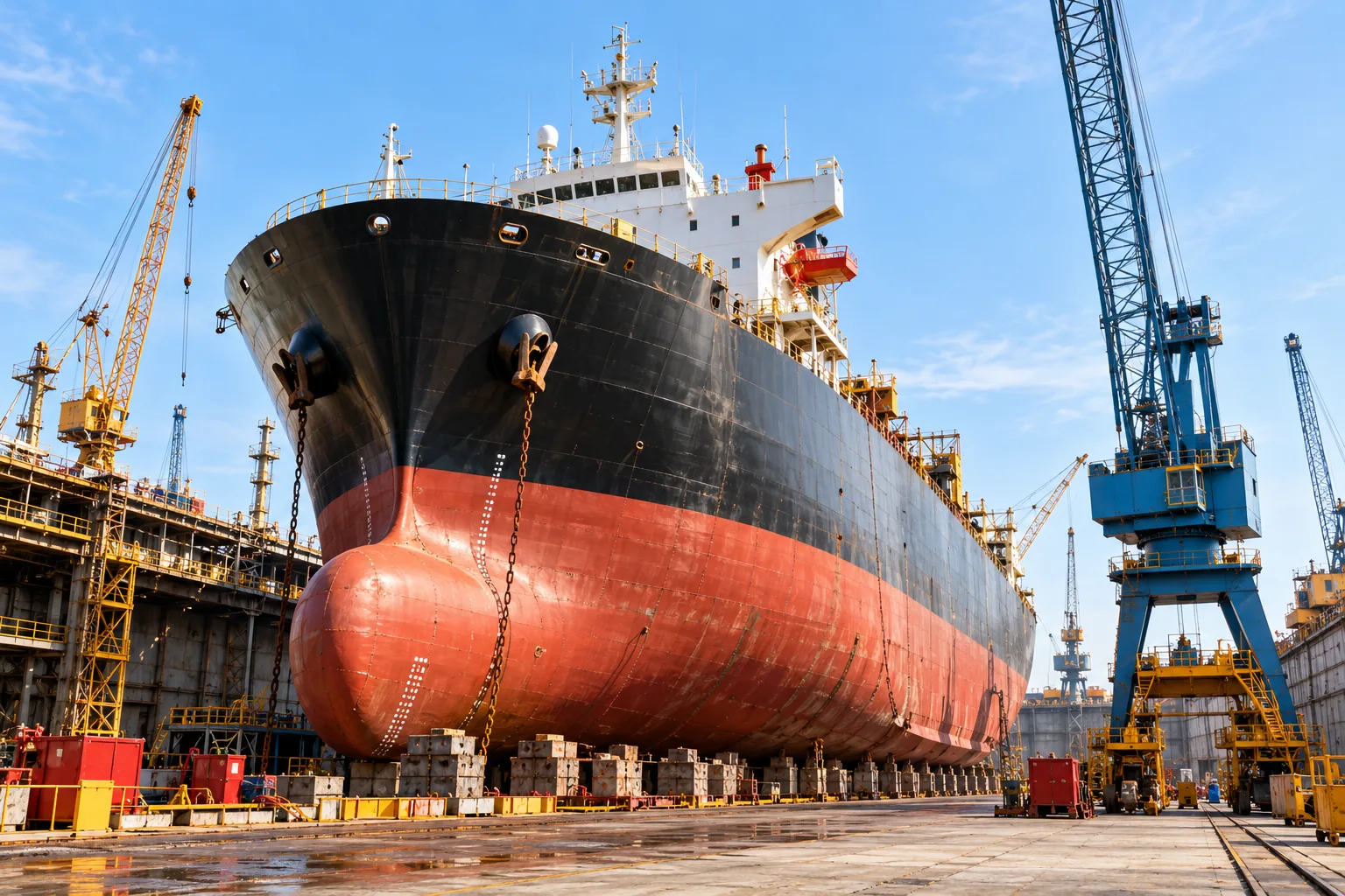 Marine shipyard